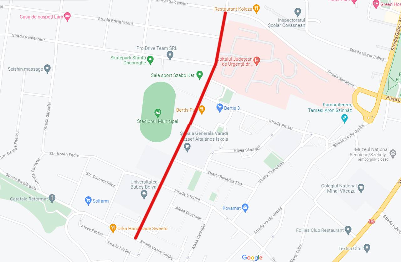 Încep lucrările de asfaltare pe strada Stadionului