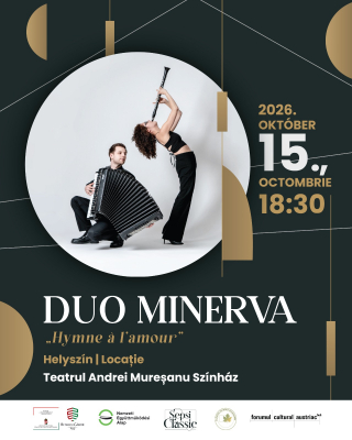 Hymne à l’amour concert extraordinar Duo Minerva la Sfântu Gheorghe