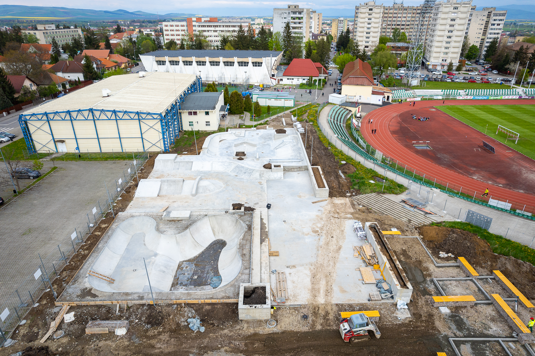 Lucrările la noul Skate Park din Sfântu Gheorghe sunt finalizate în proporţie de 80%