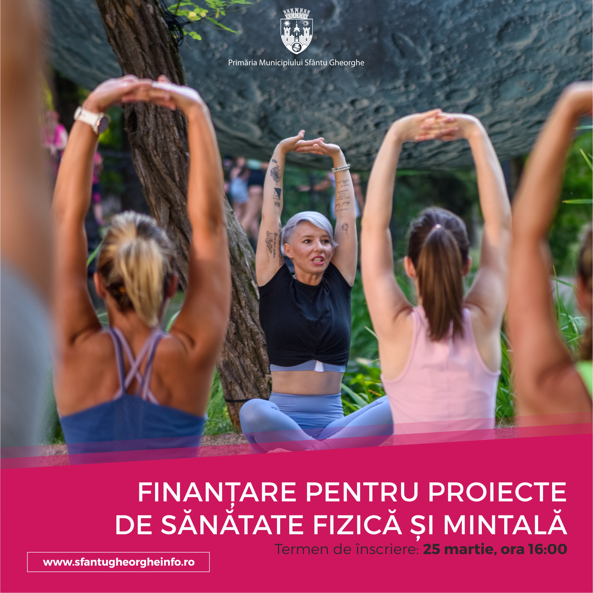 Anunț de participare: Proiecte din domeniul sănătății fizice și mintale 2024