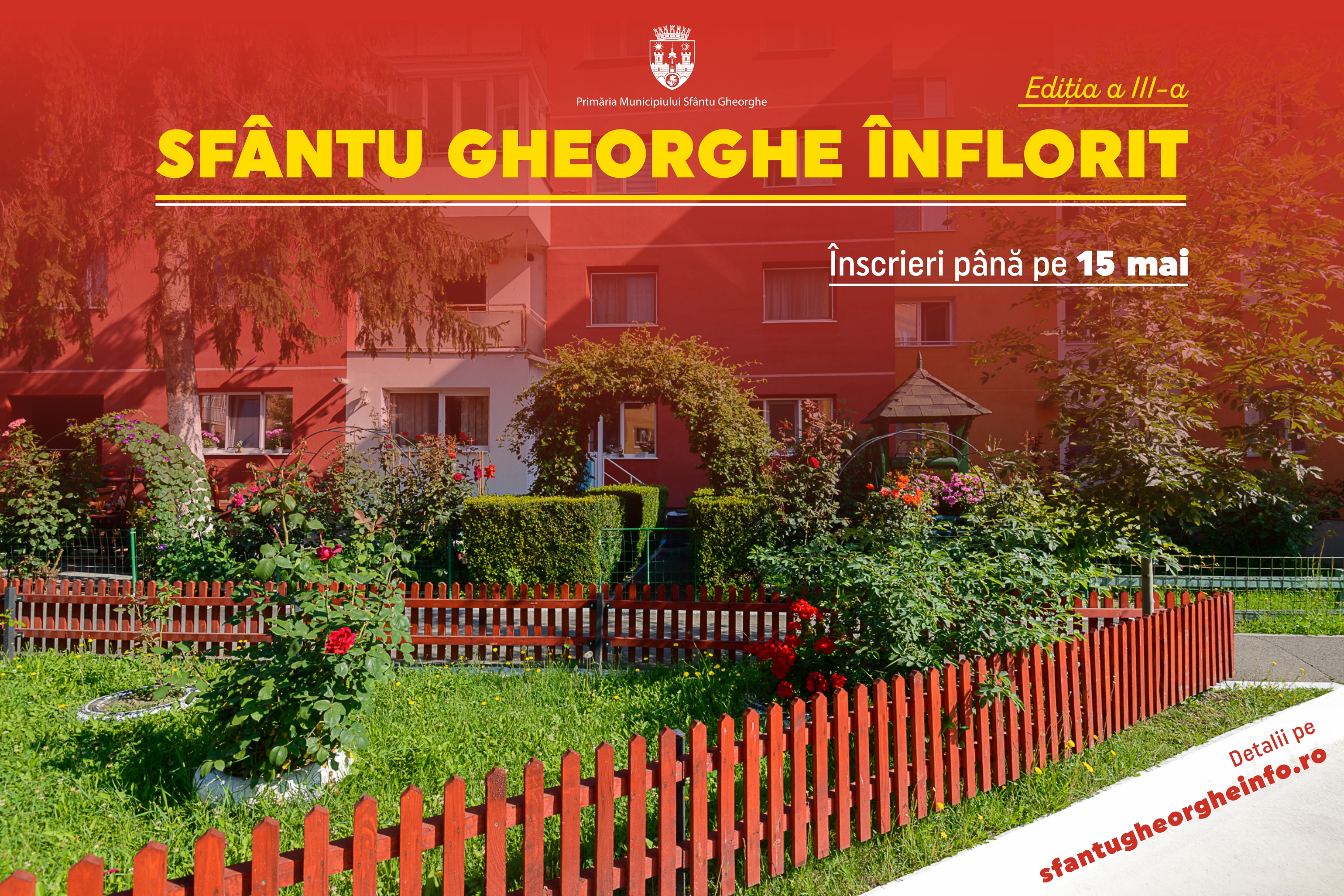 Au început înscrierile la a treia ediţie a concursului „Sfântu Gheorghe înflorit”