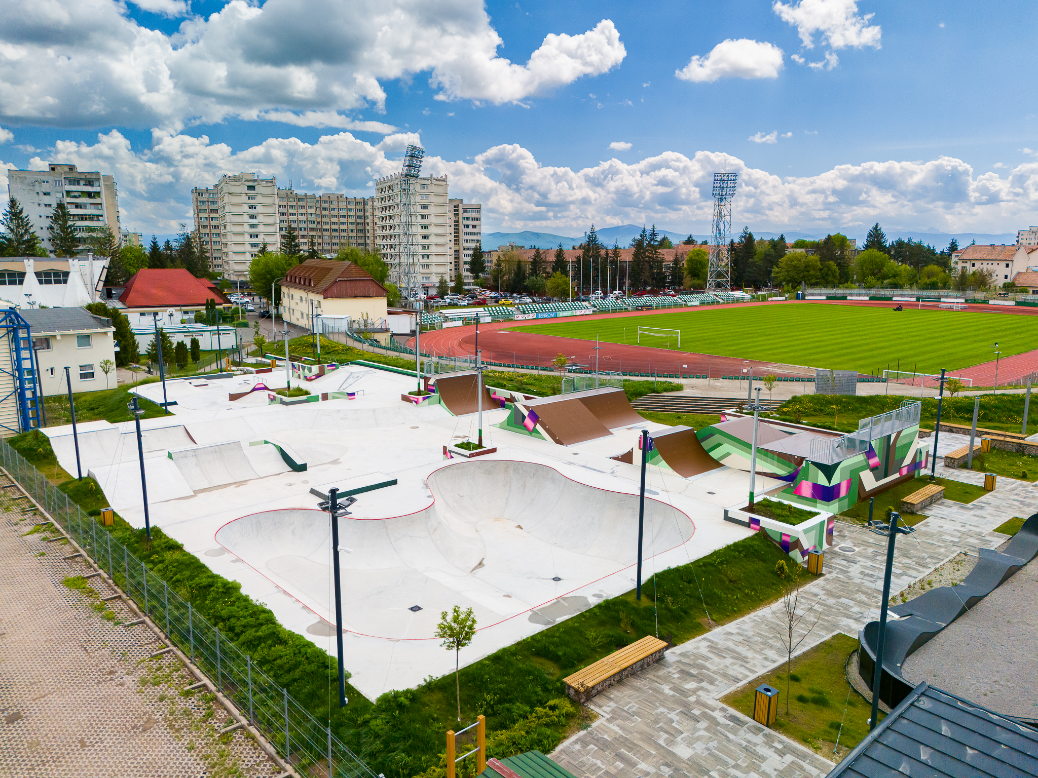 Noul Skatepark din Sfântu Gheorghe se deschide pentru public pe 1 mai